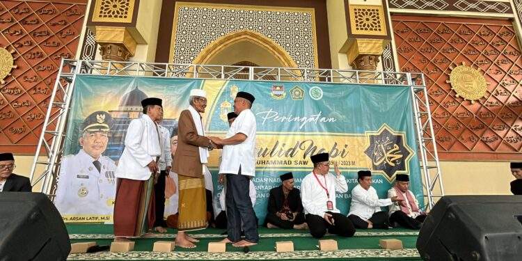 Maulid nabi di Masjid Agung Ash Shidiq